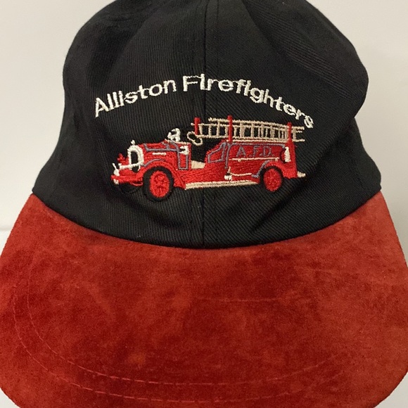 Alliston Firefighters collectors hat Adjustable baseball cotton leather. - Picture 3 of 5